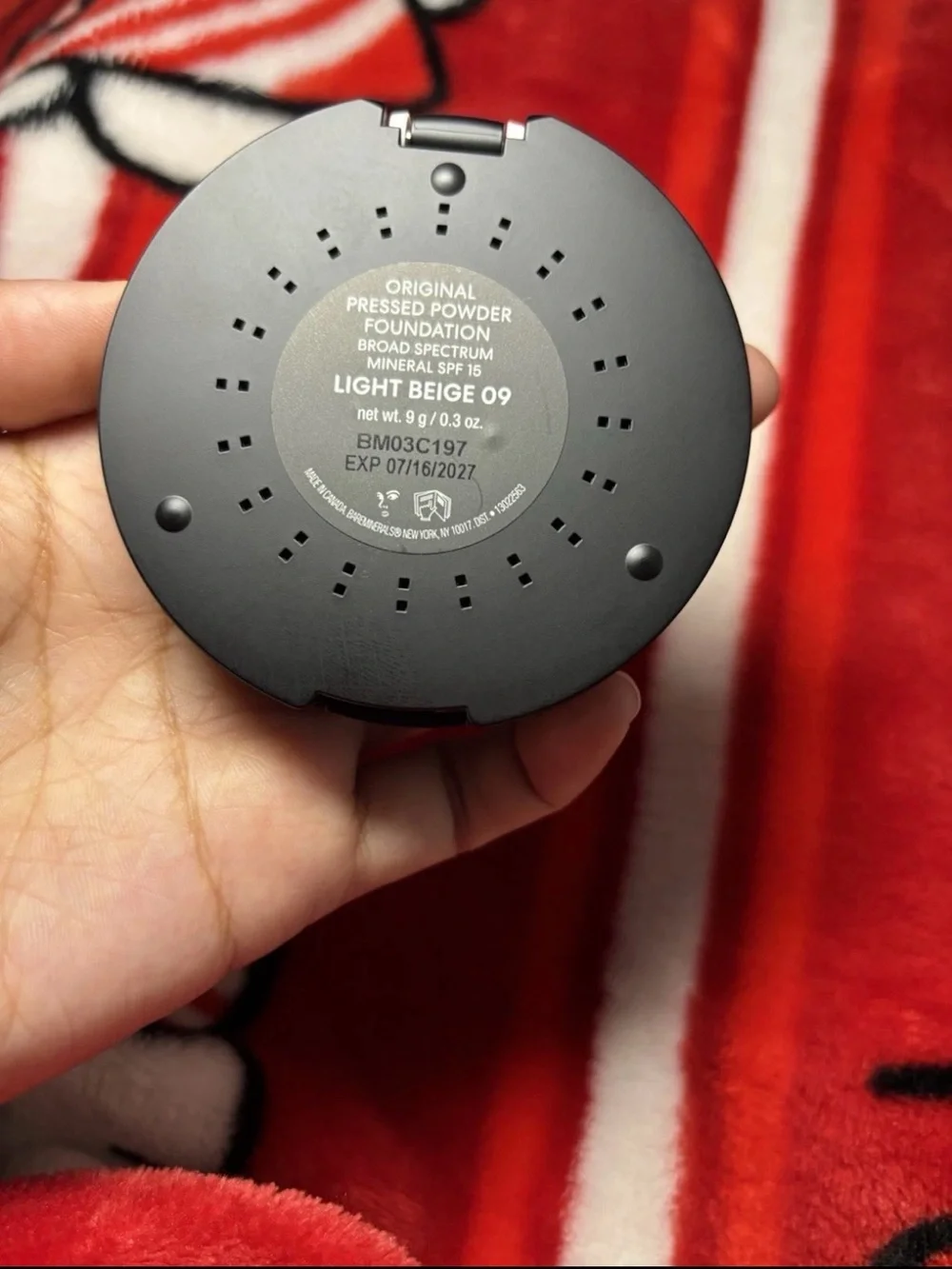 CULT FAV! Bareminerals ORIGINAL TalcFree Pressed Powder Foundation Mineral SPF15